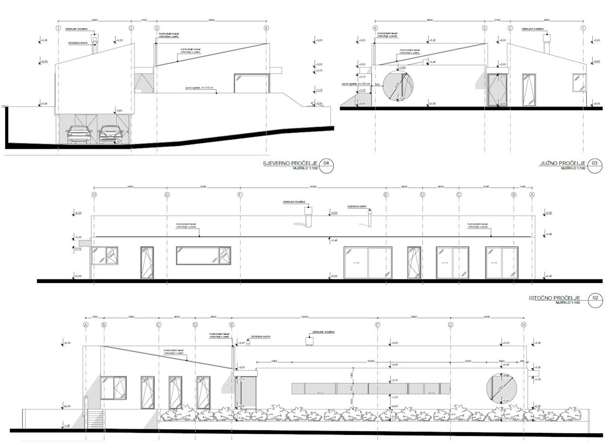Moderen projekt na mirni lokaciji pri Bujah – zazidljivo zemljišče z idejnim projektom