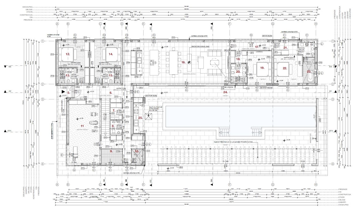Moderen projekt na mirni lokaciji pri Bujah – zazidljivo zemljišče z idejnim projektom