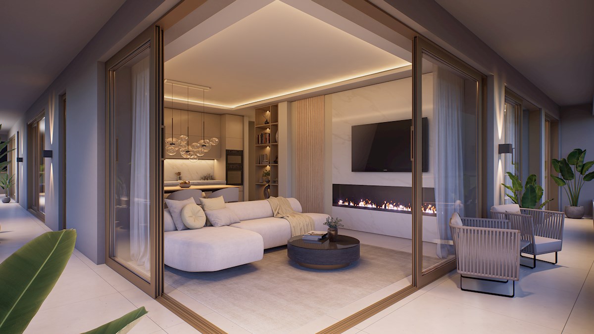 Luksuzen Stanovanjski Projekt v Gradnji v Umagu – Moderni Apartmaji z Wellnessom in Garažo