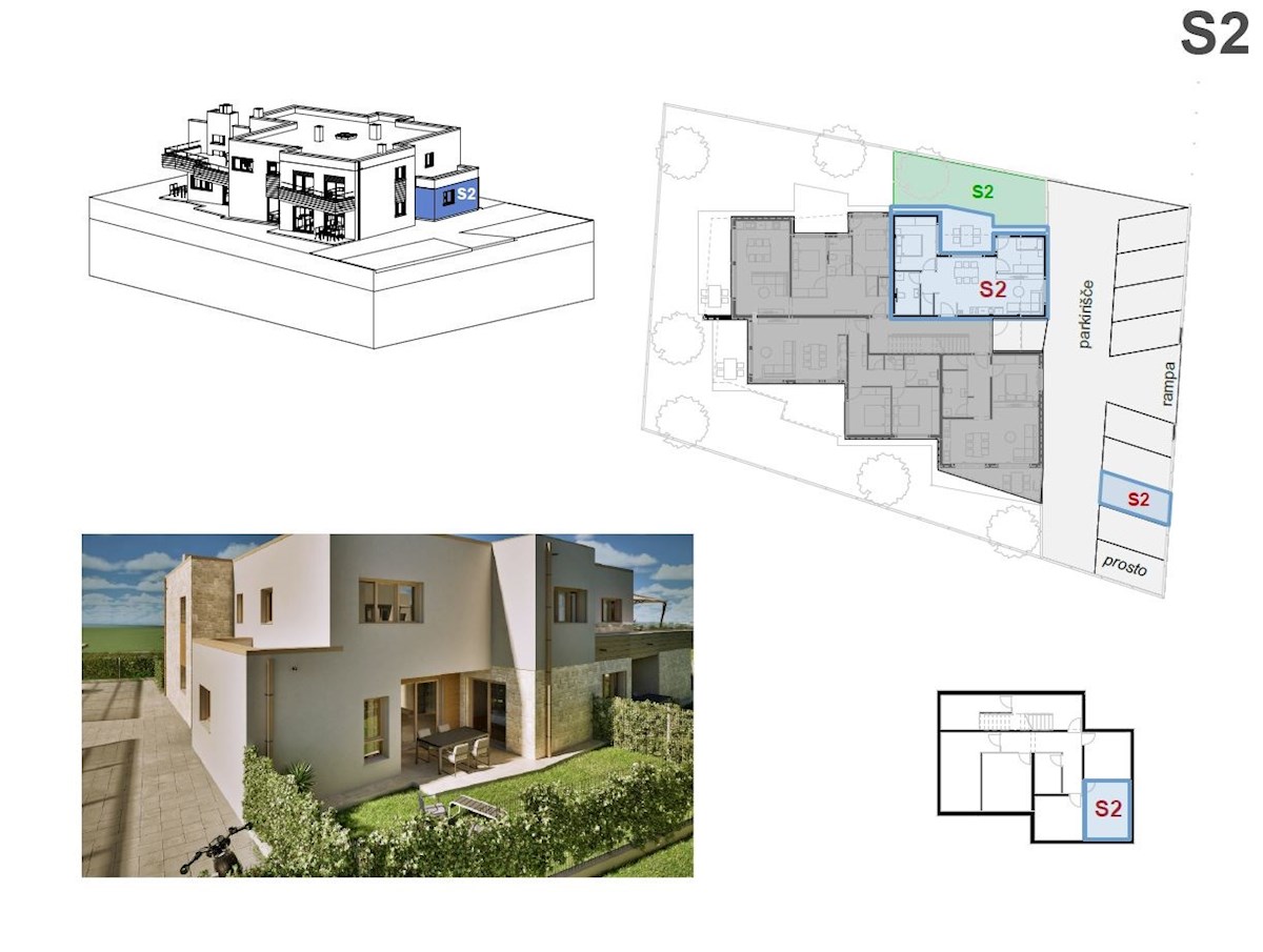Apartma v pritličju blizu plaže in centra Umaga