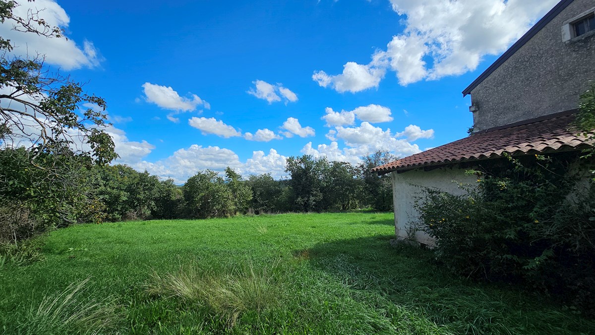 Pristna Istrska Stancija z Dvema Kamnitima Hišama in Pogledom na Naravo