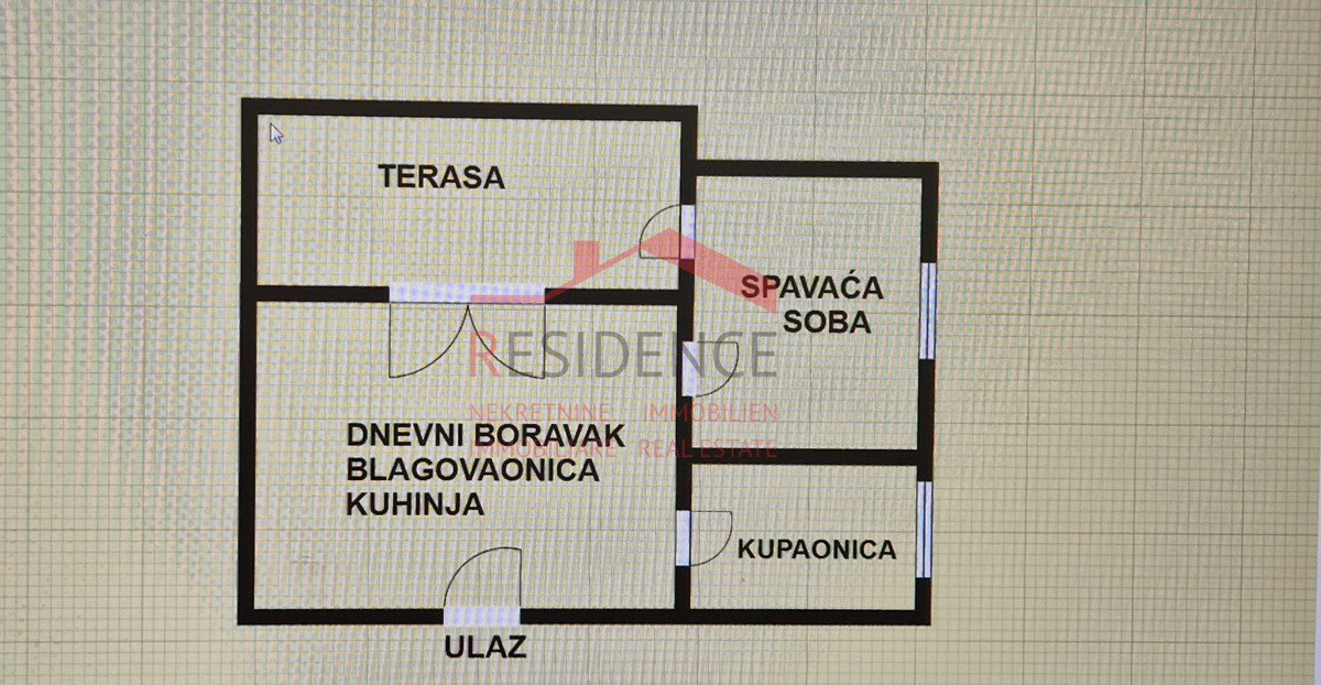 Apartma v Volmeju z bazenom, blizu morja