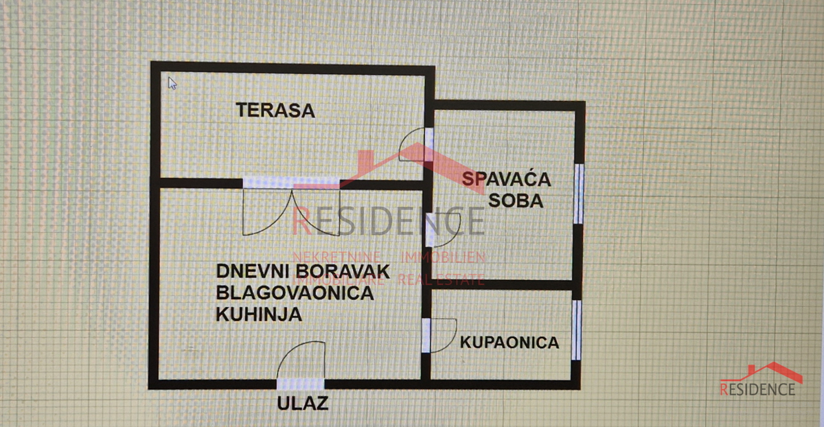 Apartma v Volmeju z bazenom, blizu morja