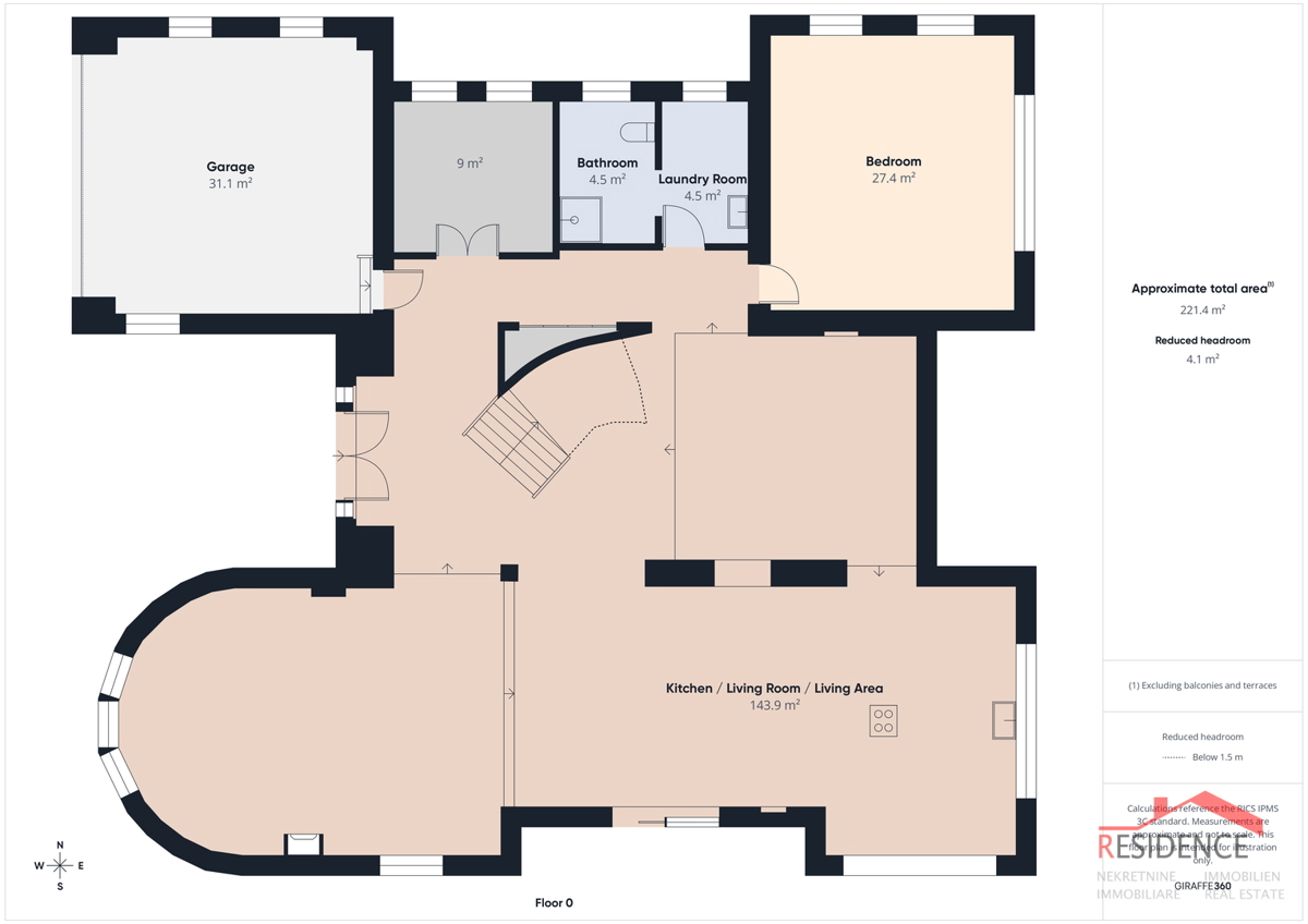 Banjole, luksuzna vila z bazenom, blizu morja in marine