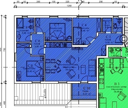 Apartman, Volme, Banjole, blizu morja, 1. nadstropje