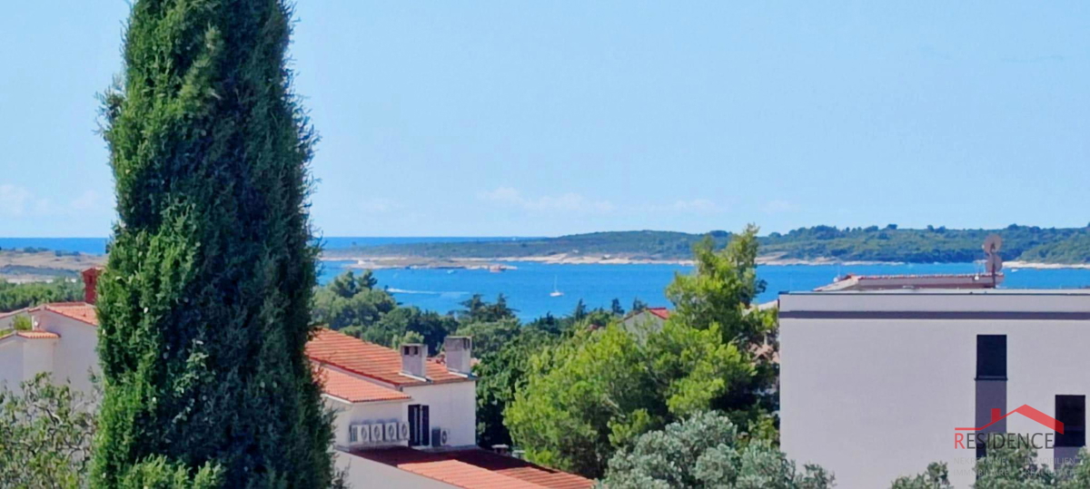 Medulin, apartma v drugem nadstropju, pogled na morje