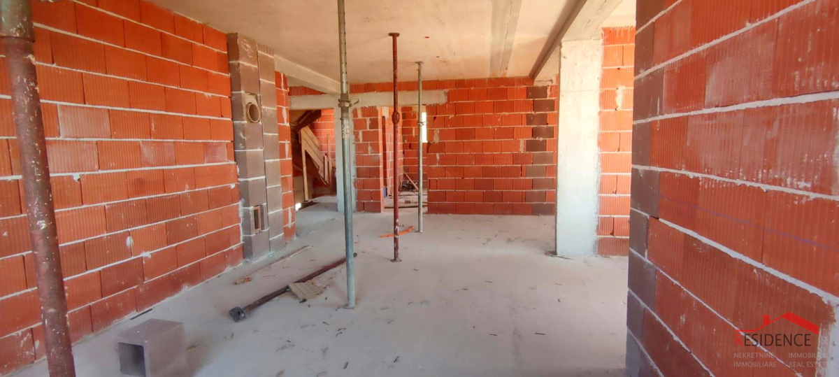 Medulin, apartma v drugem nadstropju, pogled na morje
