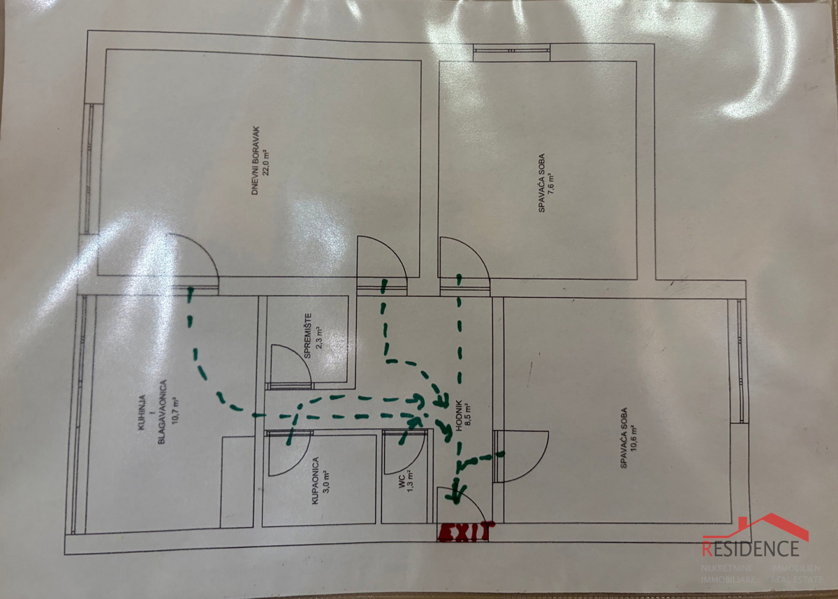 Pula, Kaštanjer, stanovanje v 2. nadstropju
