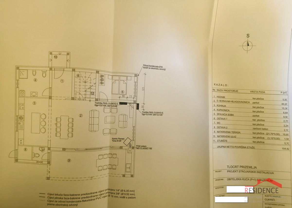 CUKRIĆI- SVETI KIRIN, ZAZIDLJIVO ZEMLJIŠČE Z GRADBENIM DOVOLJENJEM