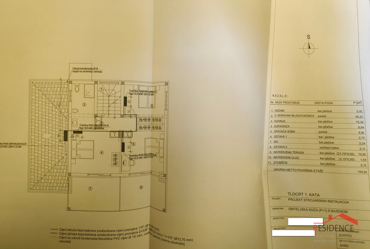 CUKRIĆI- SVETI KIRIN, ZAZIDLJIVO ZEMLJIŠČE Z GRADBENIM DOVOLJENJEM