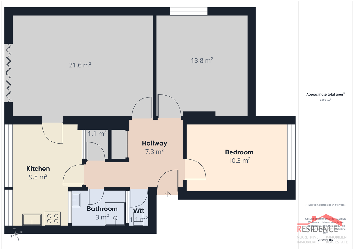 Pula, Kaštanjer, stanovanje v 2. nadstropju
