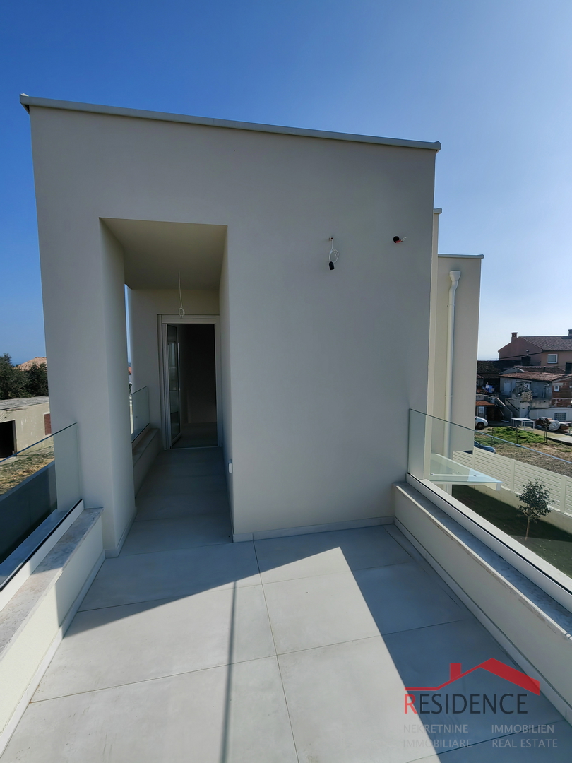 Ližnjan, nova vila z bazenom in pogledom na morje