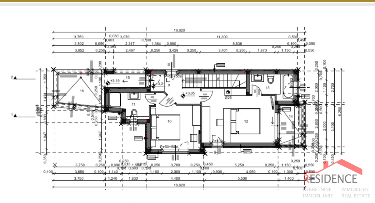 Ližnjan, nova vila z bazenom in pogledom na morje