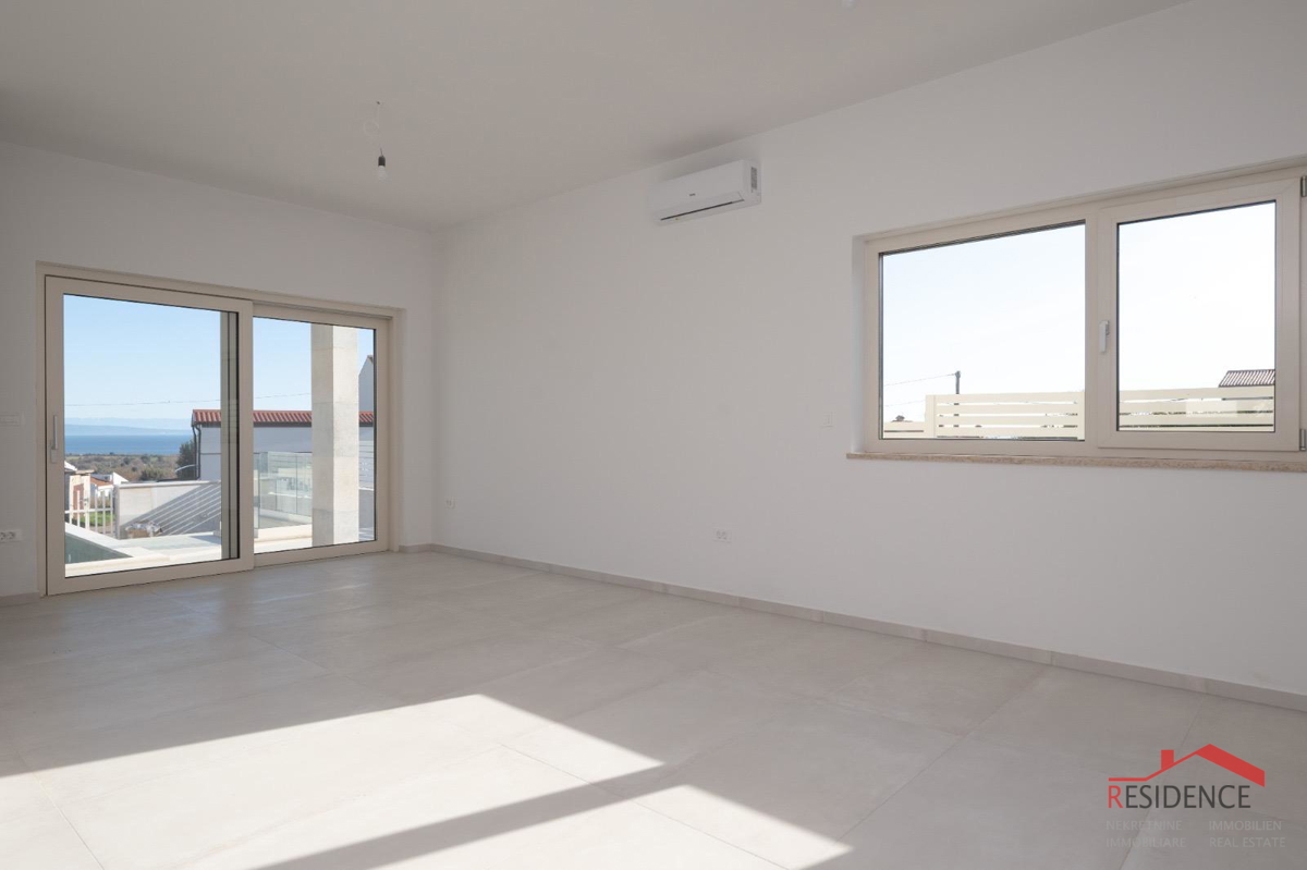 Ližnjan, nova vila z bazenom in pogledom na morje