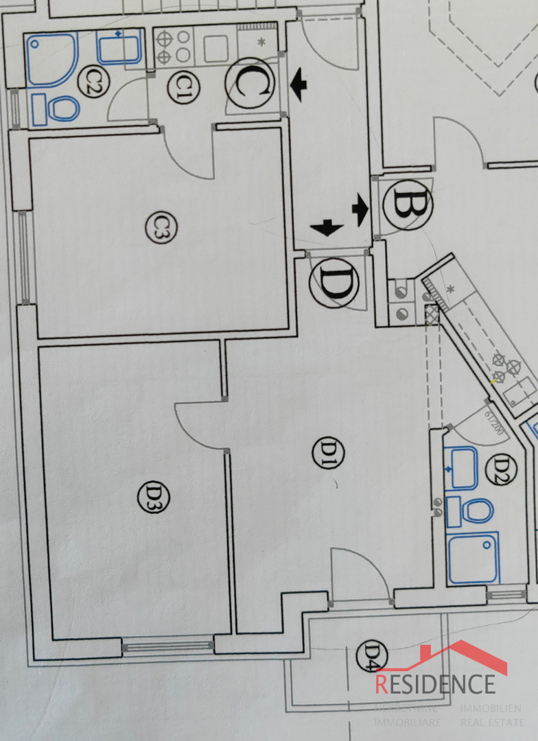 Štinjan, dva apartmaja v prvem nadstropju