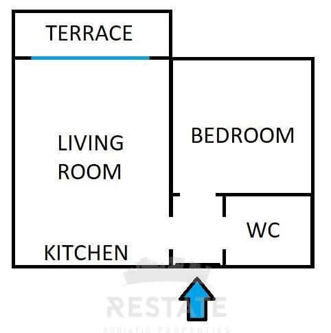 s čudovitim pogledom na morje