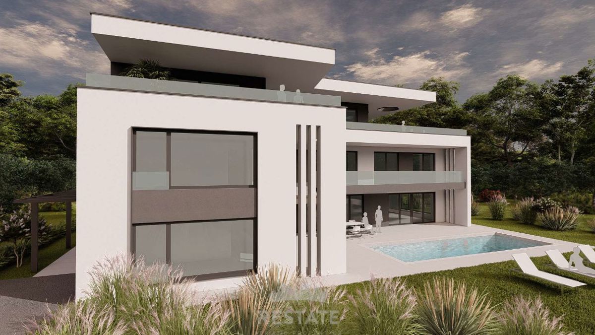 1 km od morja, z gradbenim dovoljenjem in plačanim komunalnim prispevkom za VILO