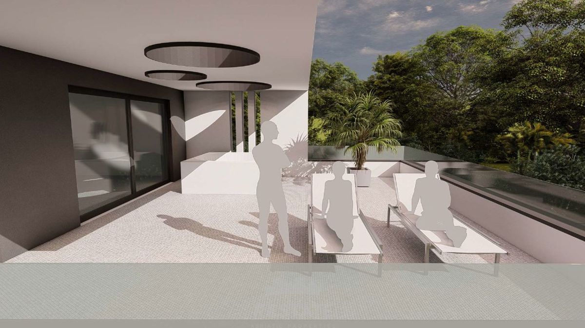 1 km od morja, z gradbenim dovoljenjem in plačanim komunalnim prispevkom za VILO