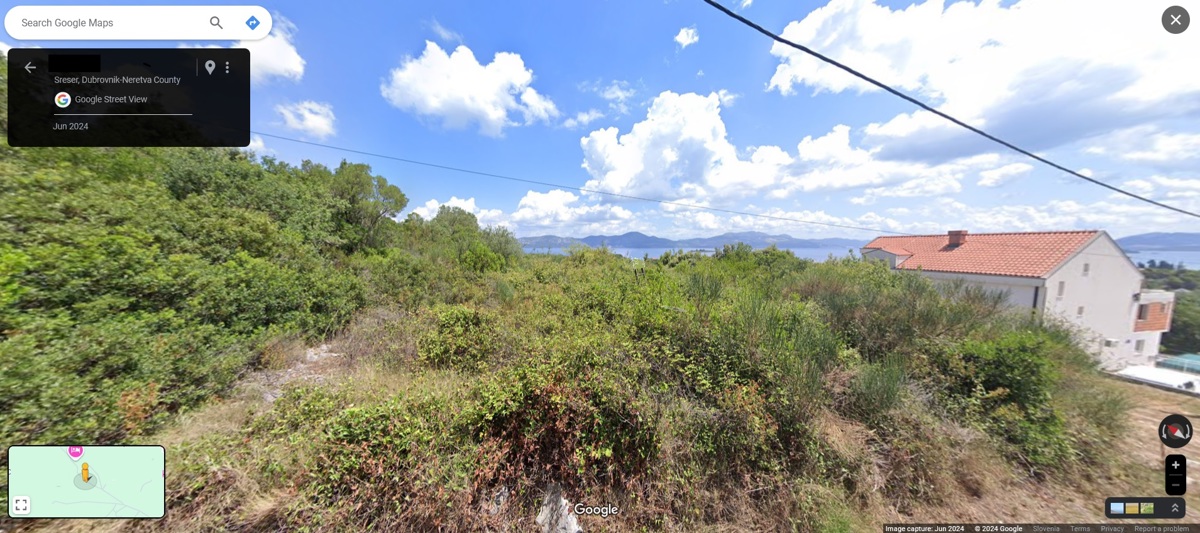 Pelješac, za gradnjo 2 hiš, ČUDOVIT pogled na morje