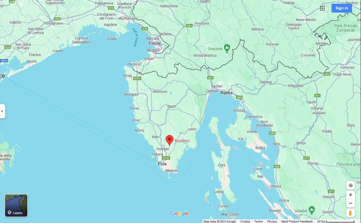 še 3 gradb. parcele - le 8km iz Vodnjana