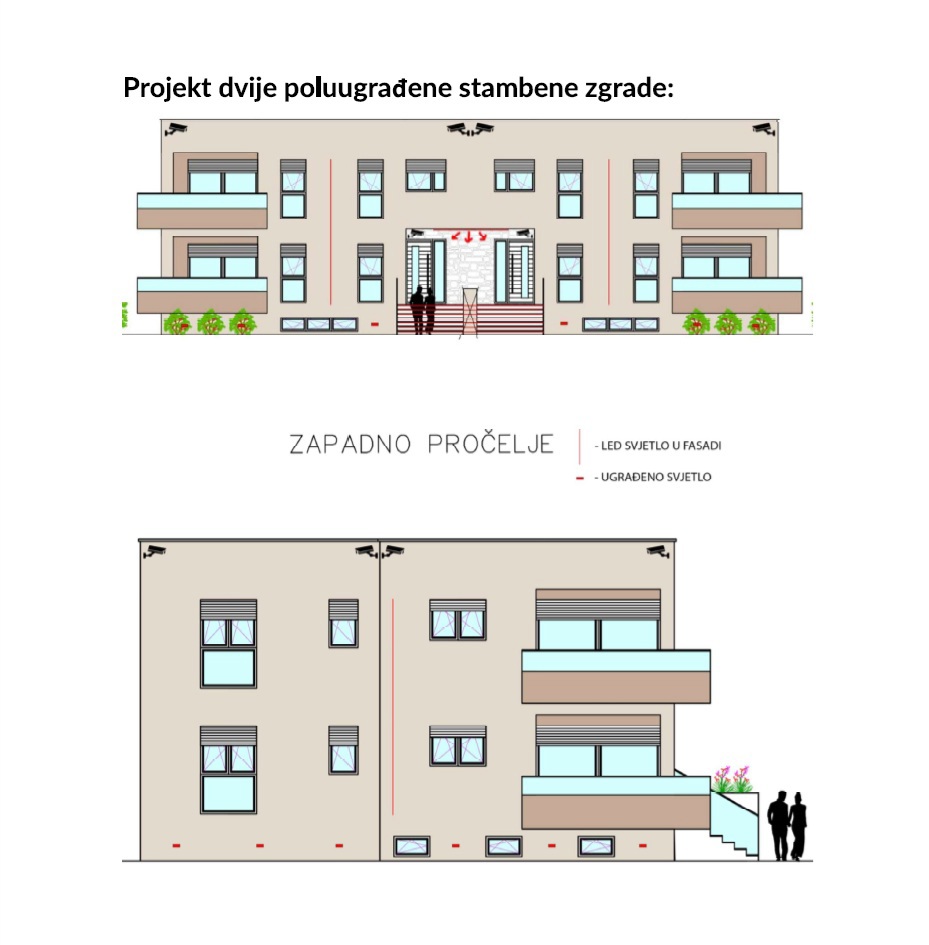 1 km od morja, z gradbenim dovoljenjem in plačanim komunalnim prispevkom