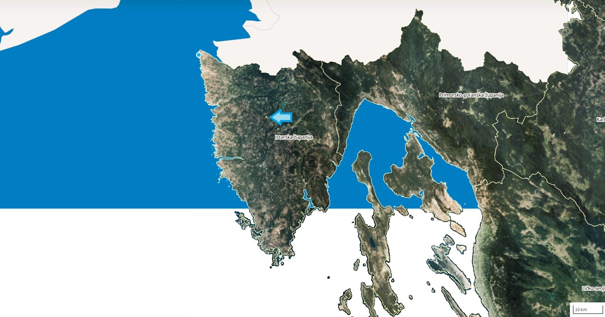 RAVNA IN PRAVOKOTNA PARCELA V SRCU ISTRE