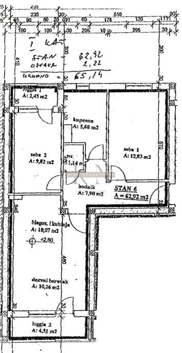 Stanovanje Stenjevec, Gospodska ulica , 65,14m2
