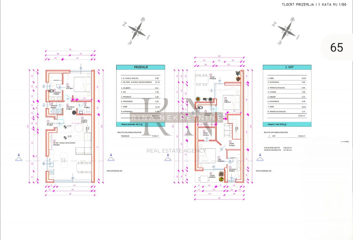 Istra – Sveti Lovreč, hiša v gradnji 120 m²