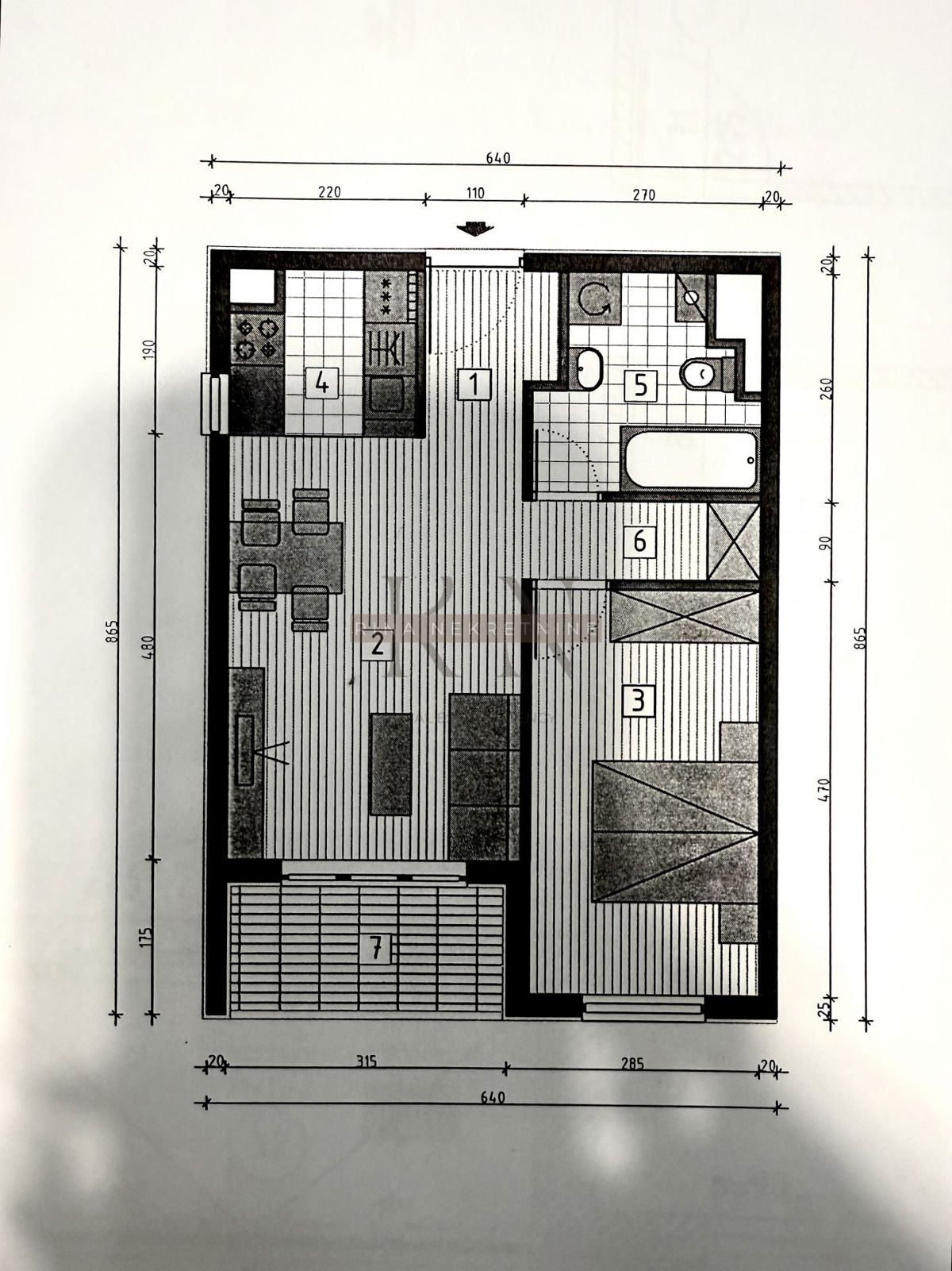 ZAGREB – LANIŠTE – 2-sobno stanovanje, 45 m2