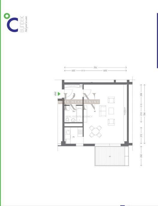 Stanovanje Bundek, Novi Zagreb - Istok, Ede Murtića , 49m2
