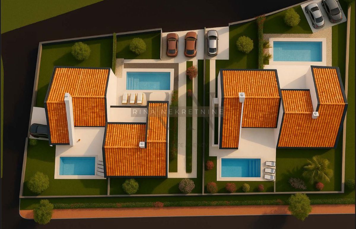 ISTRA – POREČ - KAŠTELIR, NOVOGRADNJA: HIŠA, VRT, BAZEN