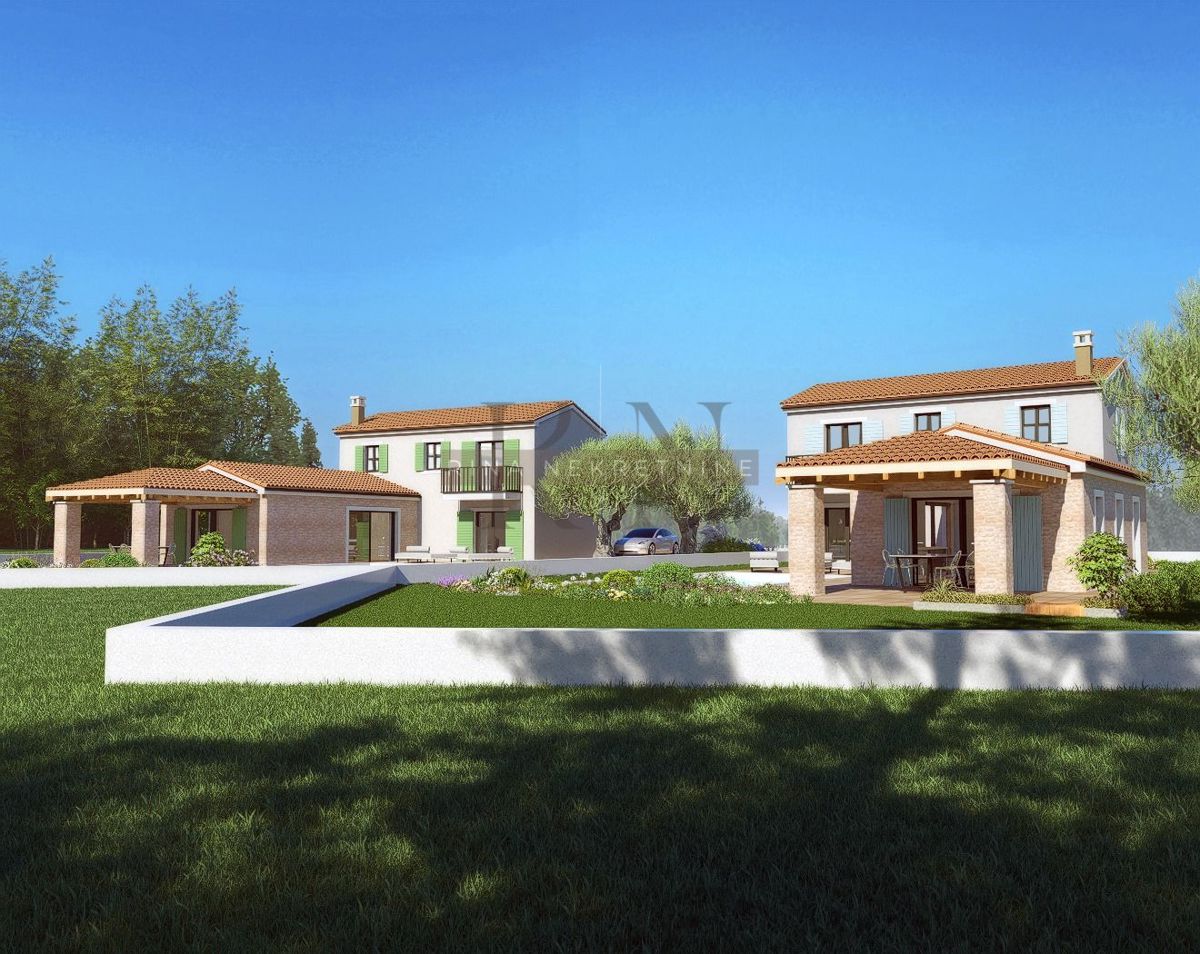 Istra – Poreč: Luksuzna moderna vila z bazenom in pogledom na morje