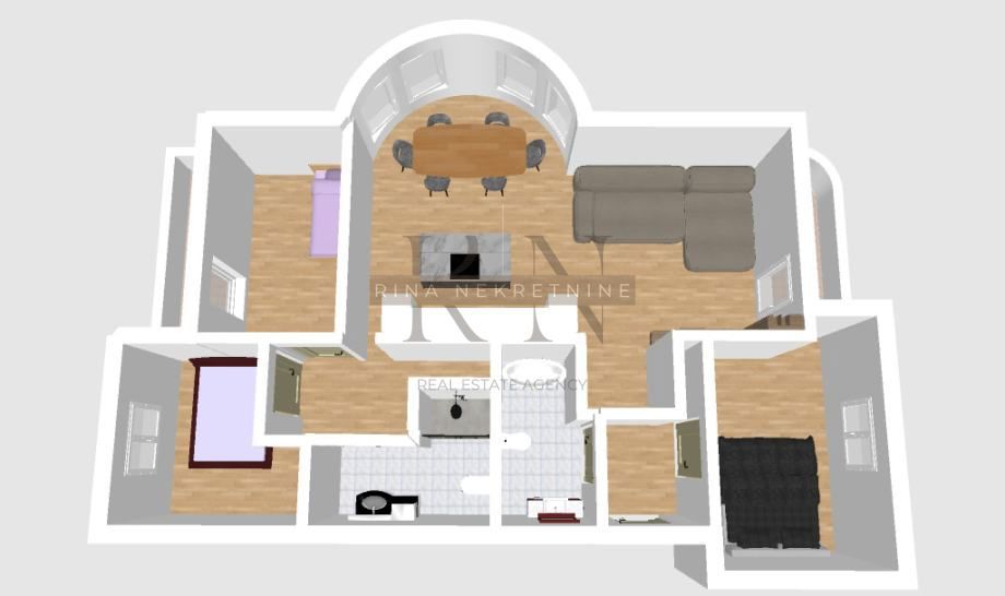 Stanovanje Lanište, Novi Zagreb - Zapad, 91,10m2