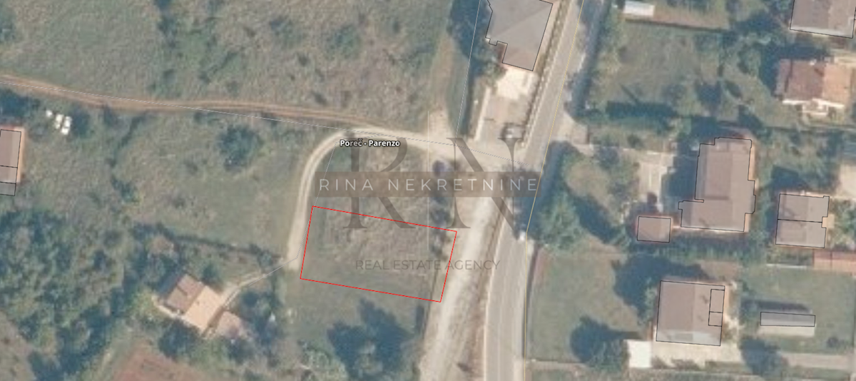  ISTRIA - POREČ, GRADBENO ZEMLJIŠČE 658m², BLIZU MORJA