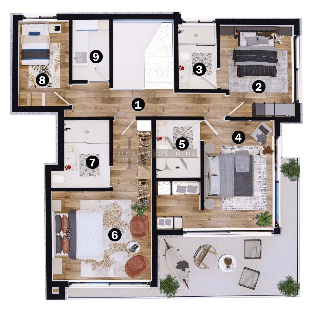 Luksuzna vila v resortu ob morju – Umag