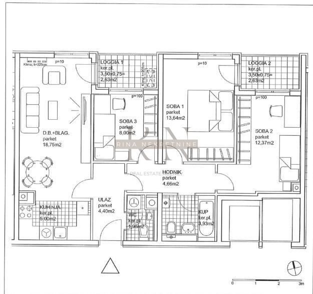 Stanovanje Vrapče, Podsused - Vrapče, Bolnička cesta , 80m2