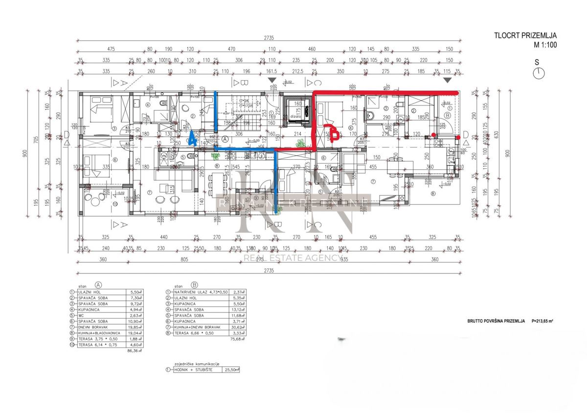 Tar, Poreč – stanovanje 86,36 m², vrt, bazen