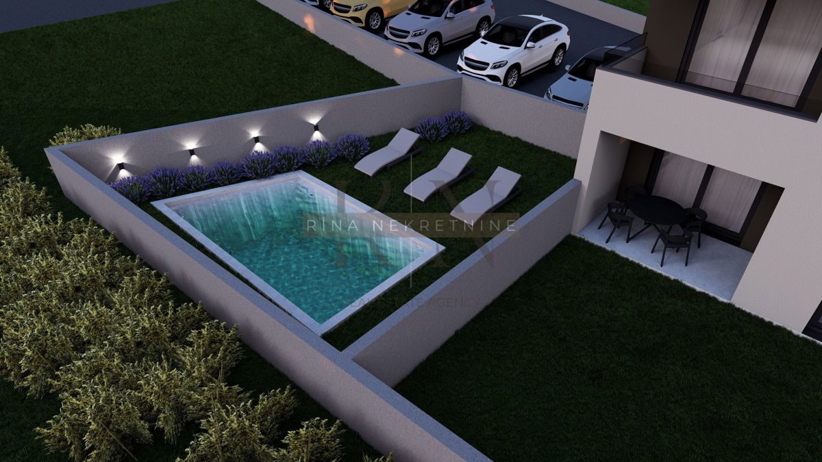 Tar, Poreč – stanovanje 86,36 m², vrt, bazen