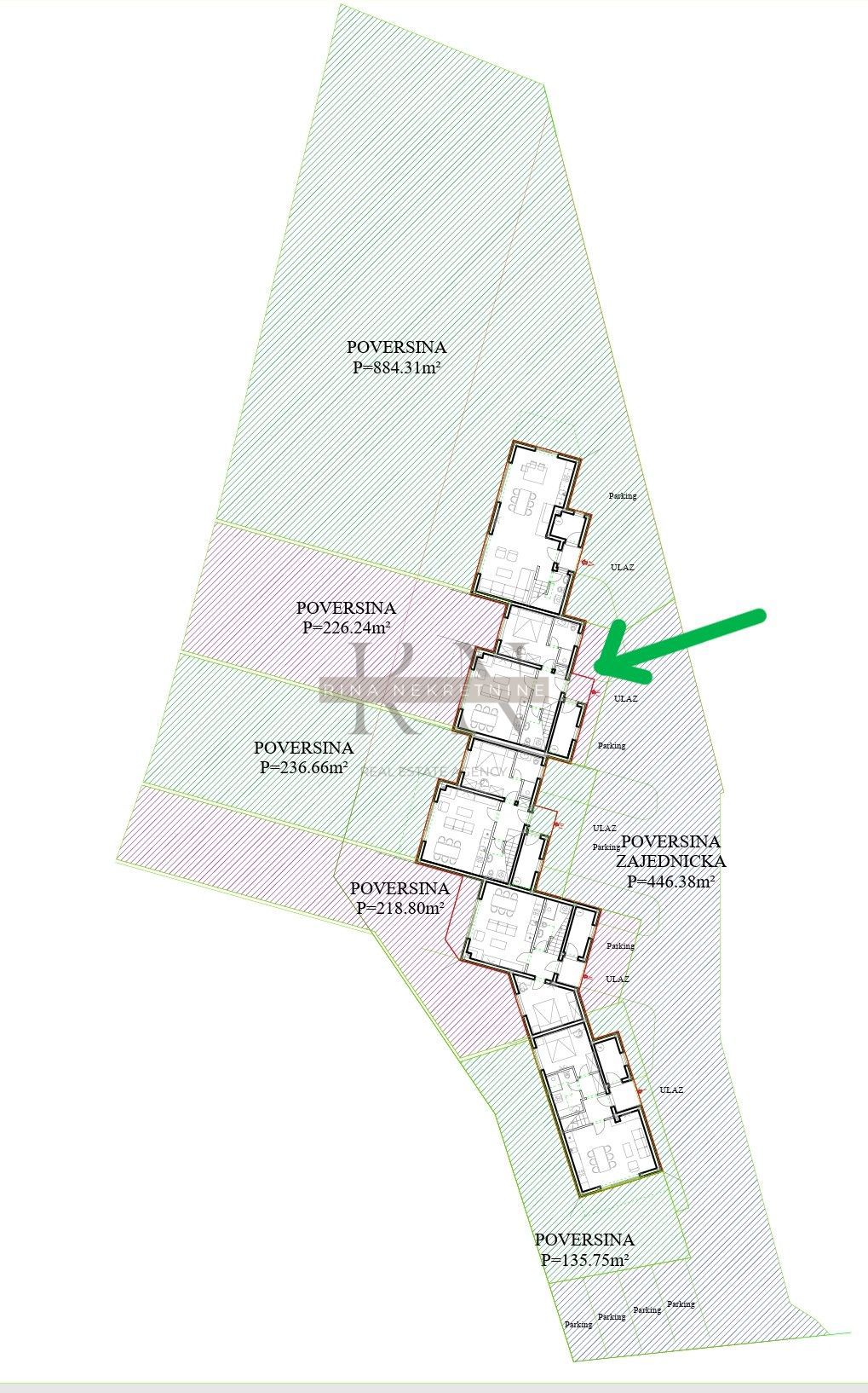 Istra – Poreč: Vrstna Hiša z Vrtom in Pogledom na Morje