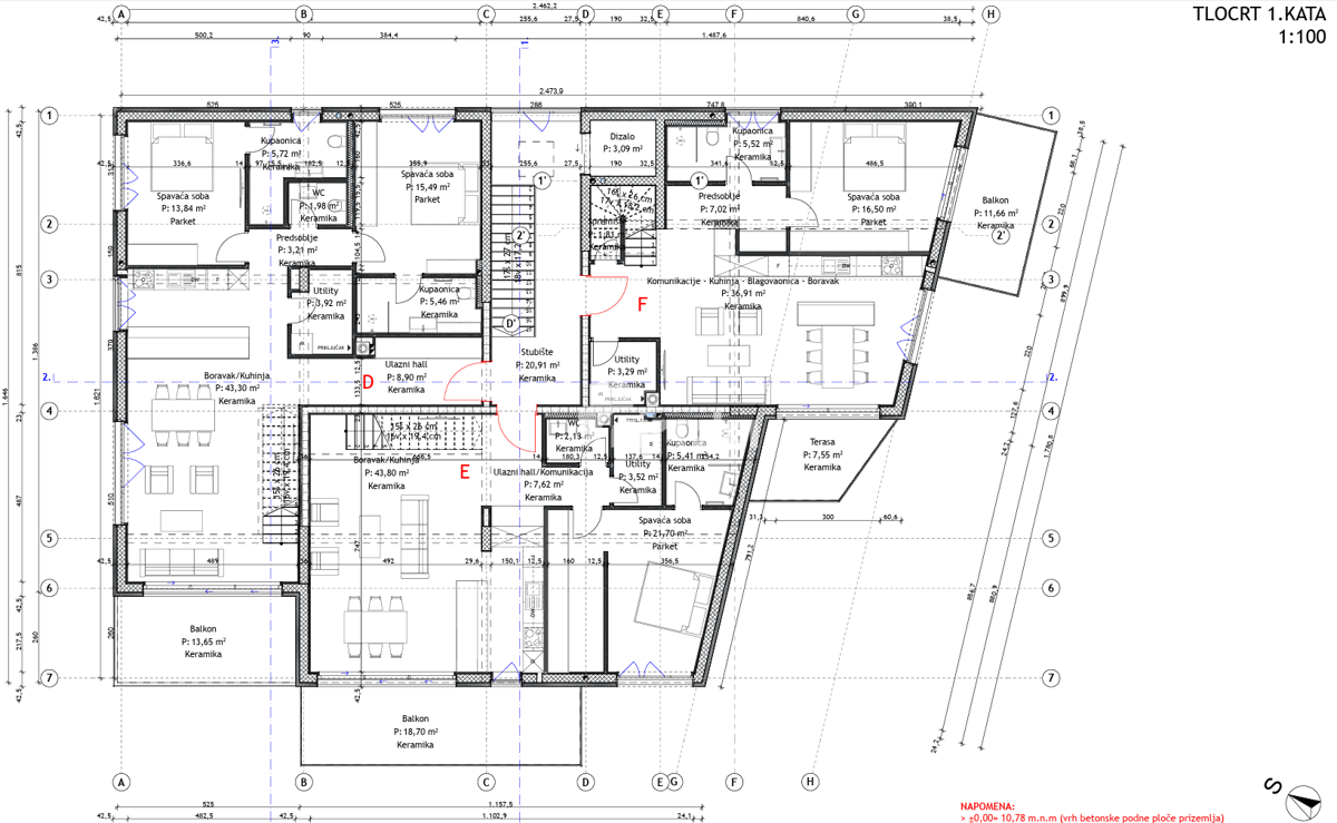 Prostorno luksuzno stanovanje - Rovinj - 176,29 m2