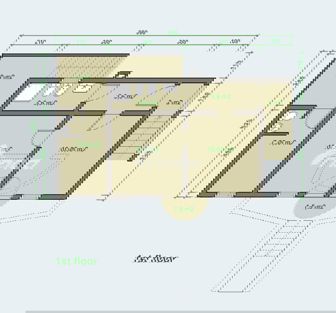 Hiša - Ližnjan - Marlera - 80m2 (200m2 zemljišča)