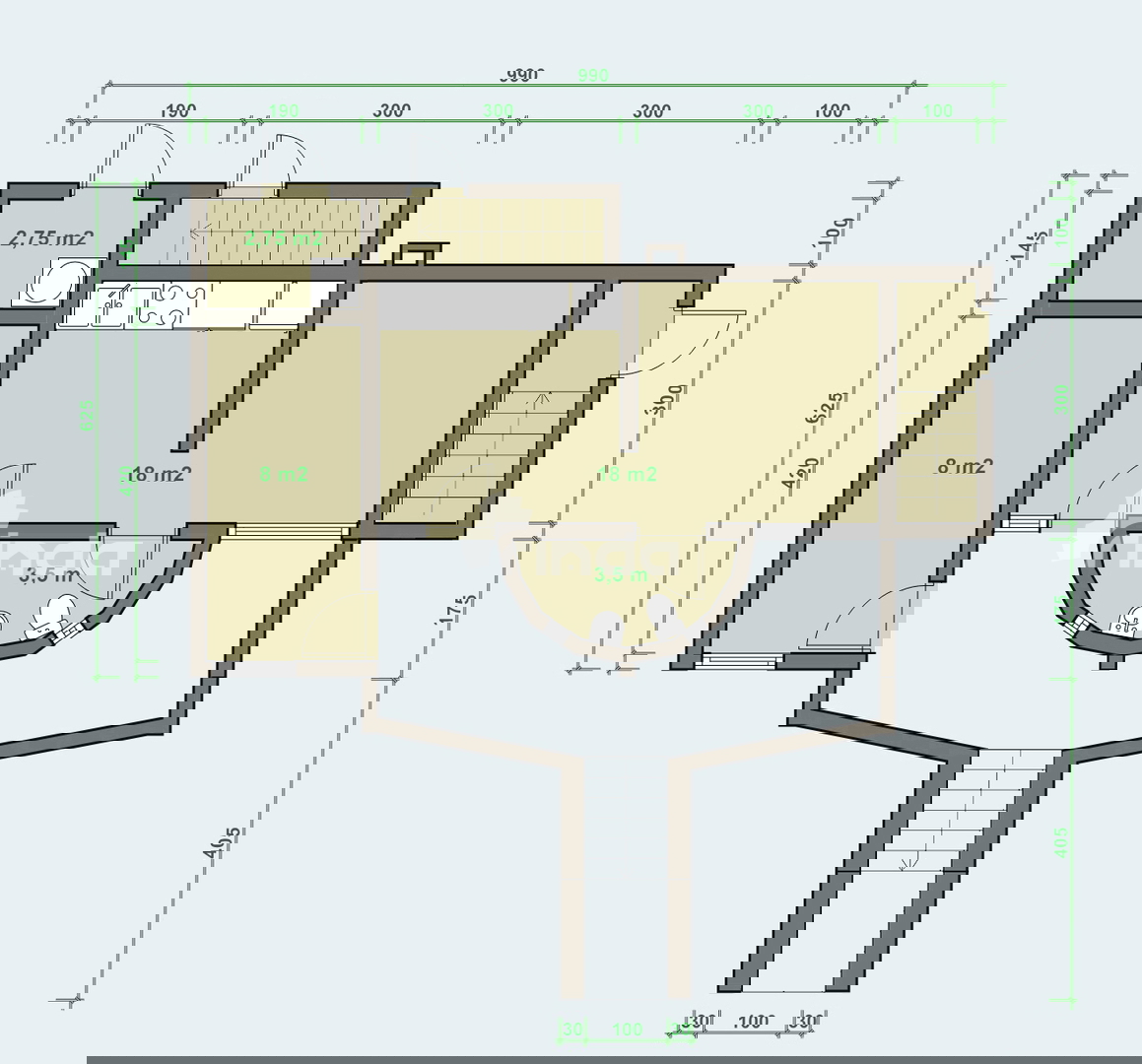 Hiša - Ližnjan - Marlera - 80m2 (200m2 zemljišča)