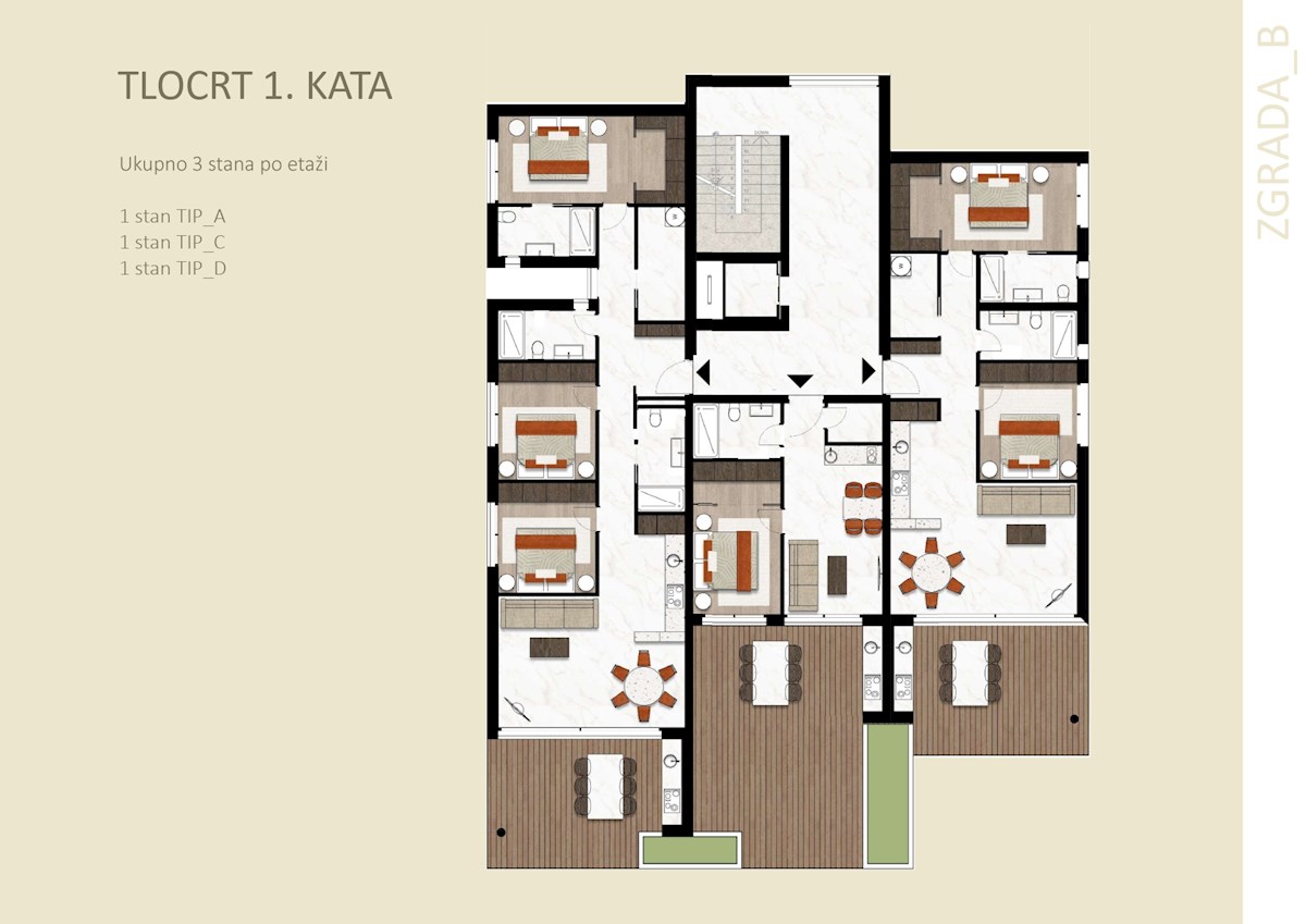 Novigrad – stanovanje s pogledom na morje