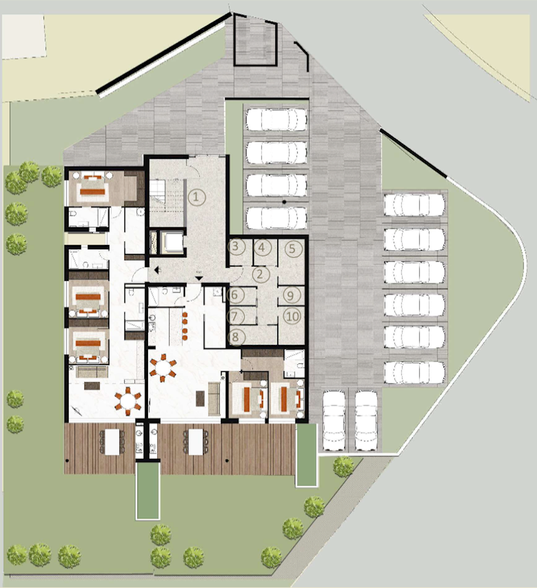 NOVIGRAD – stanovanje z vrtom