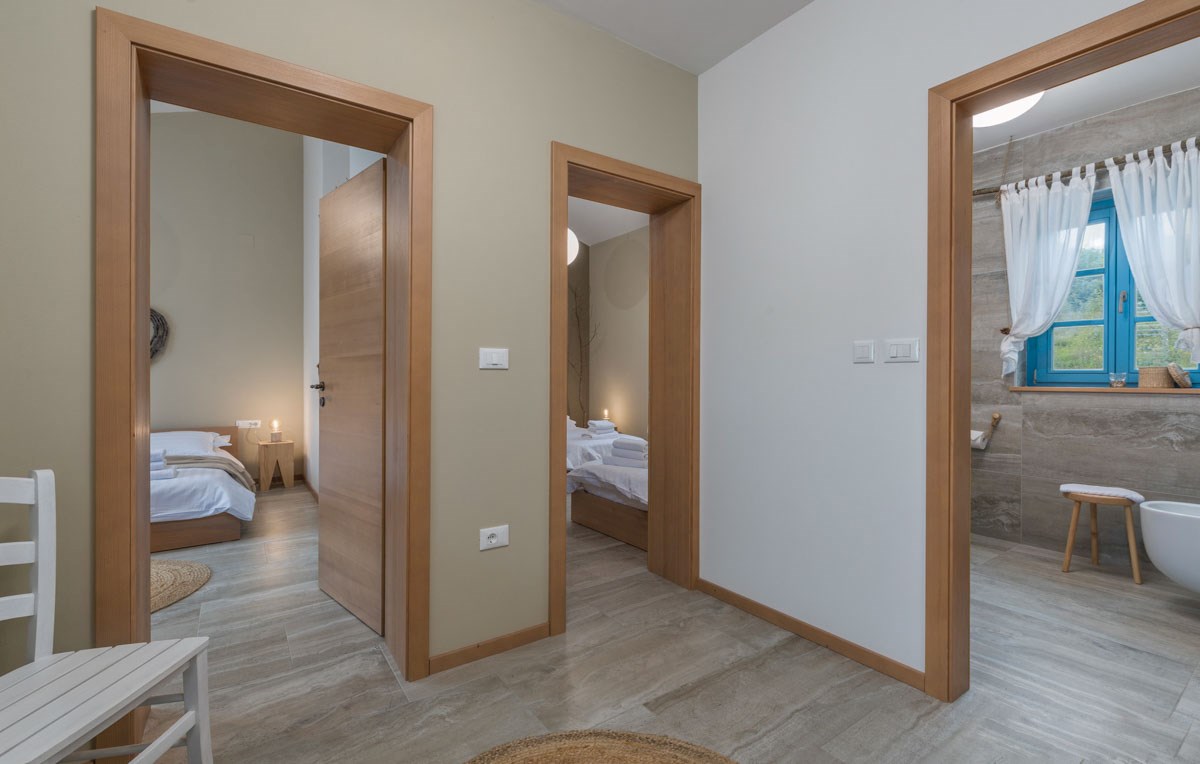 Umag, Istra – Hiša z bazenom in pogledom na morje