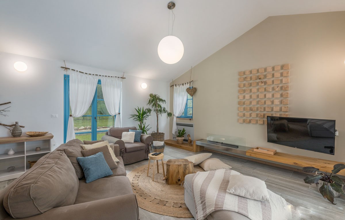 Umag, Istra – Hiša z bazenom in pogledom na morje