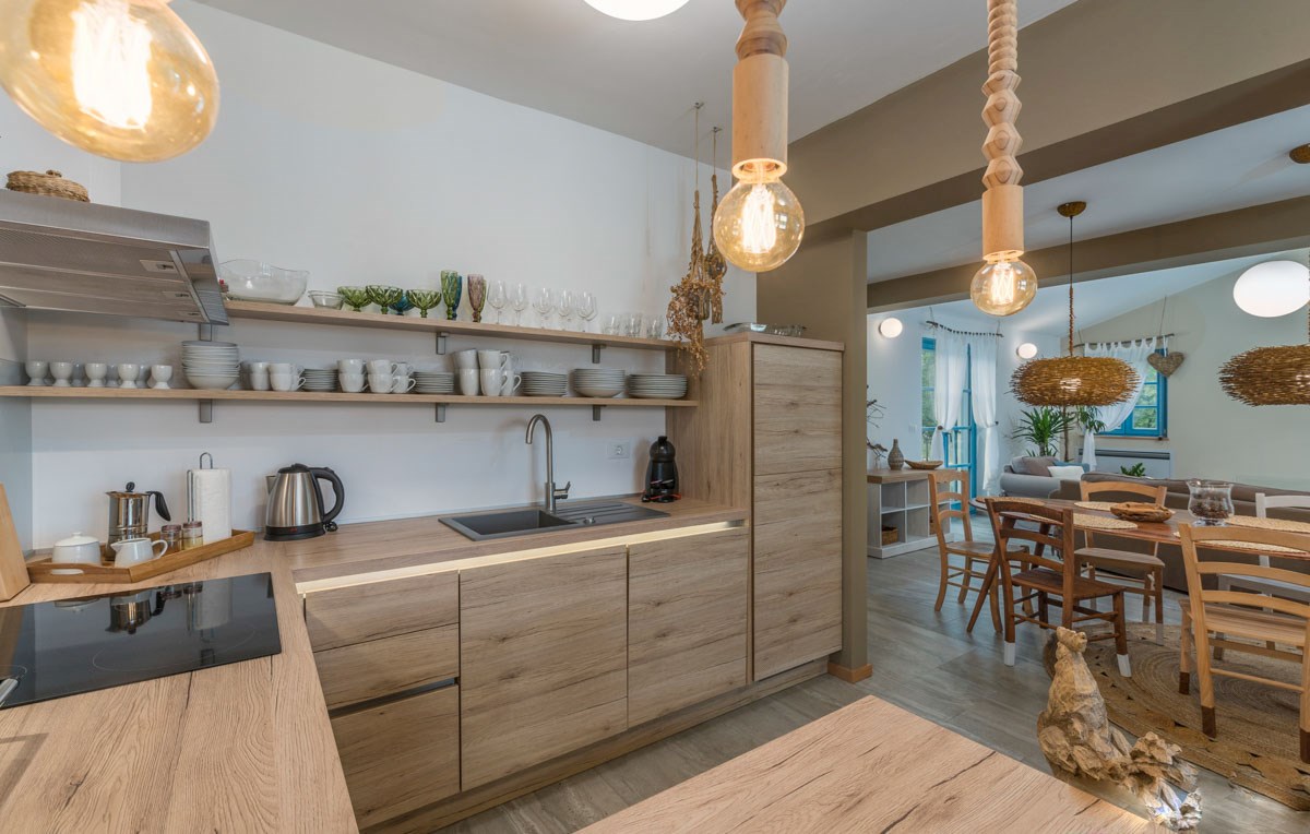 Umag, Istra – Hiša z bazenom in pogledom na morje