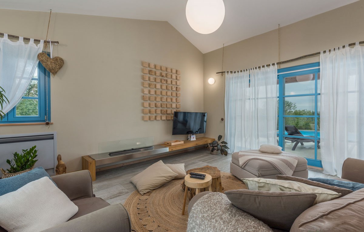 Umag, Istra – Hiša z bazenom in pogledom na morje