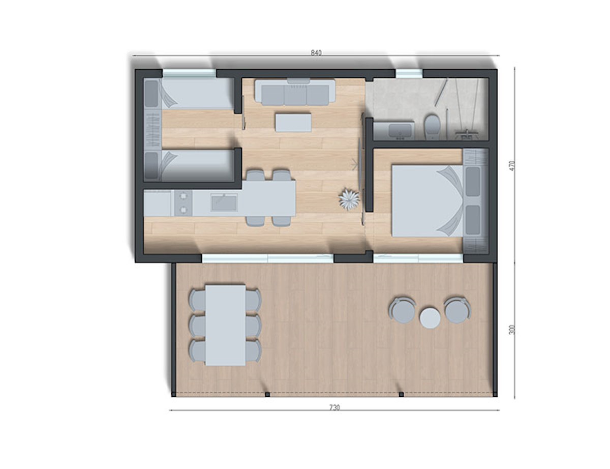 Moderna mobilna hiška - AURORA