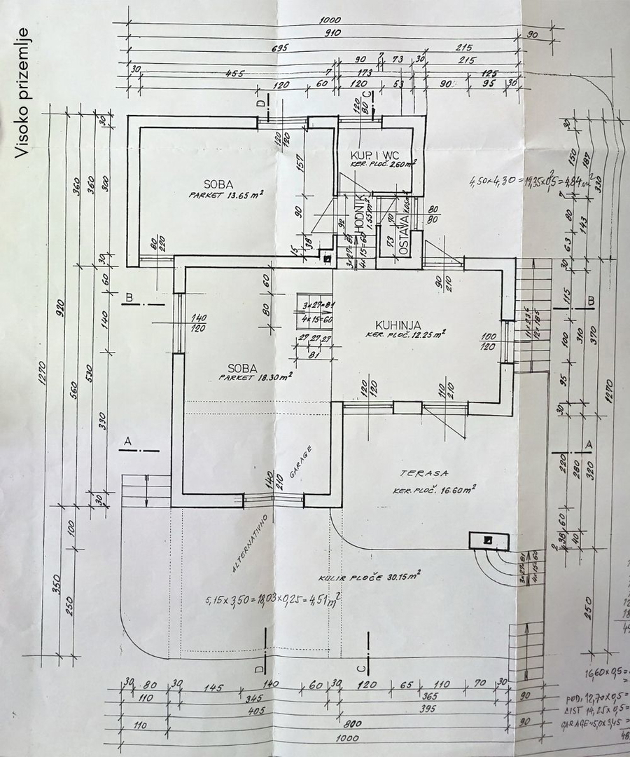 Čudovita hiša obdana z naravo